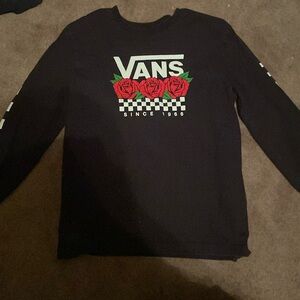 Vans Small Rose Long Sleeve T-Shirt